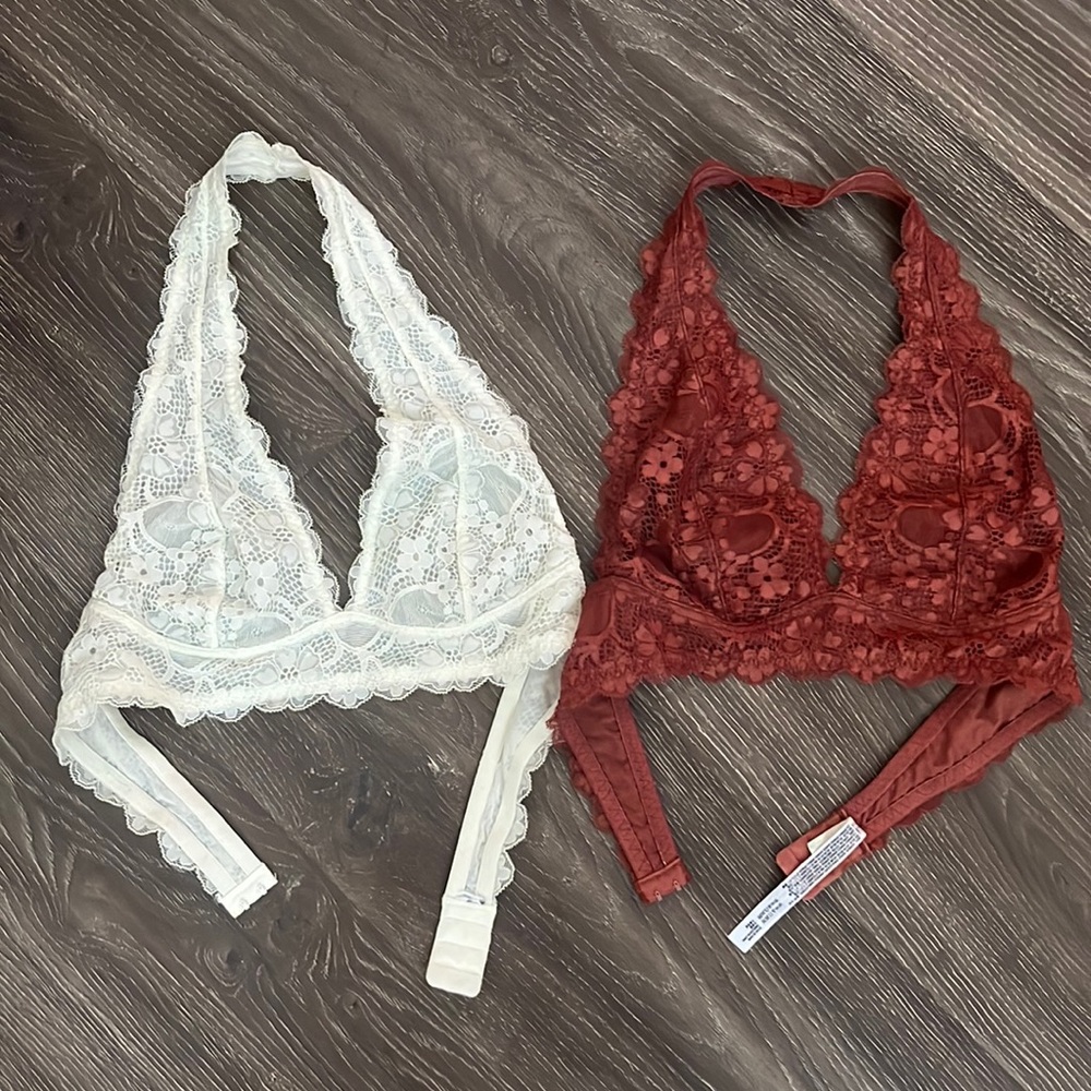 Free people halter bra bundle size S